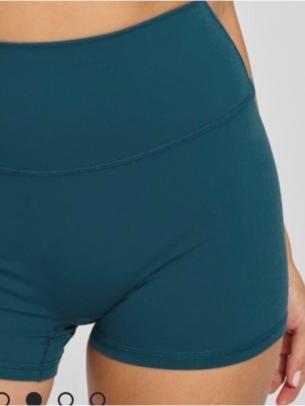 Garage Teal Tease Active Booty Shorts